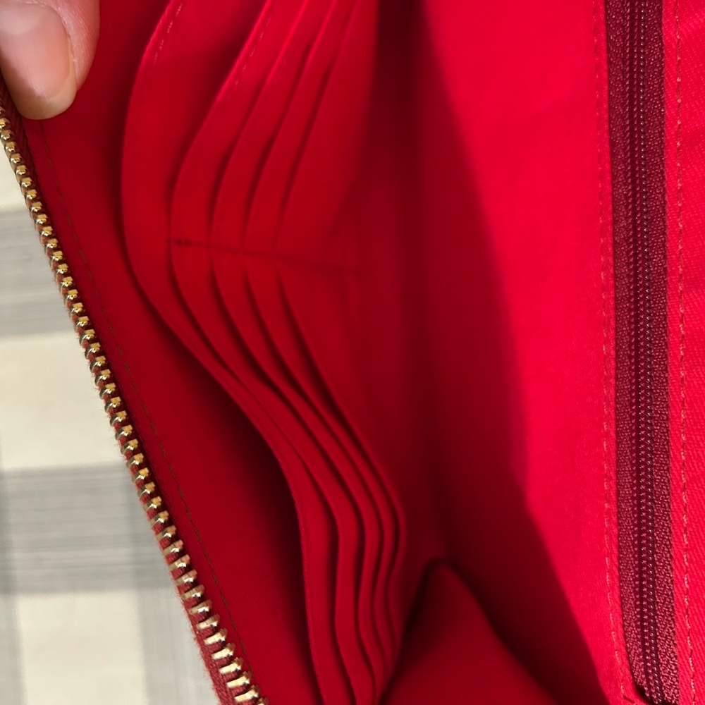 Dooney & Bourke Brown Leather Clutch - Picture 4 of 4